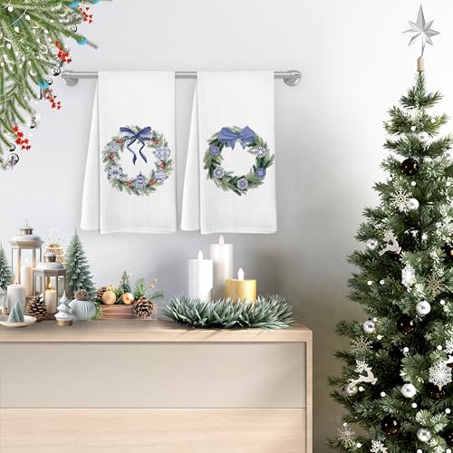Chinoiserie Christmas Kitchen Towels Set of 4 T18726