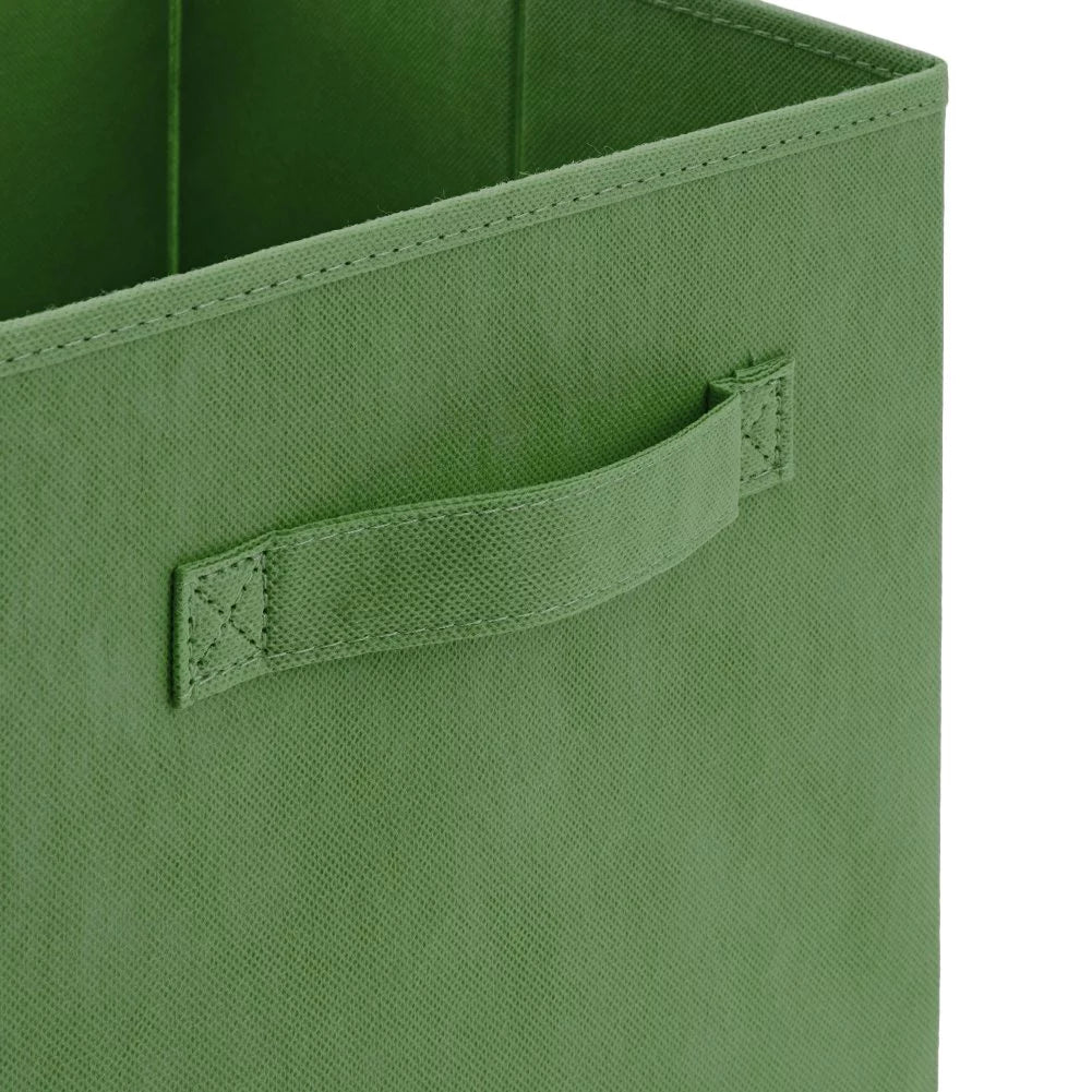 Set of 4 Foldable Fabric Storage Baskets O112635