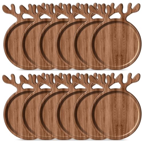 6 Pcs Acacia Wood Cutting Board Serving Trays V9313