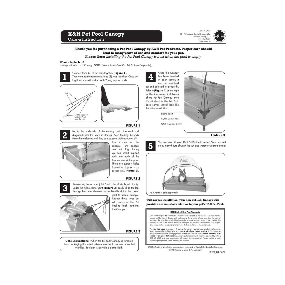 Pet Pool Canopy Y796588