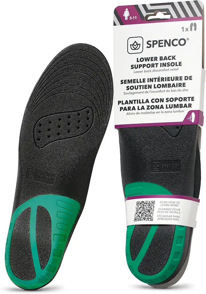 Lower Back Support Insole Trim to Fit E569633