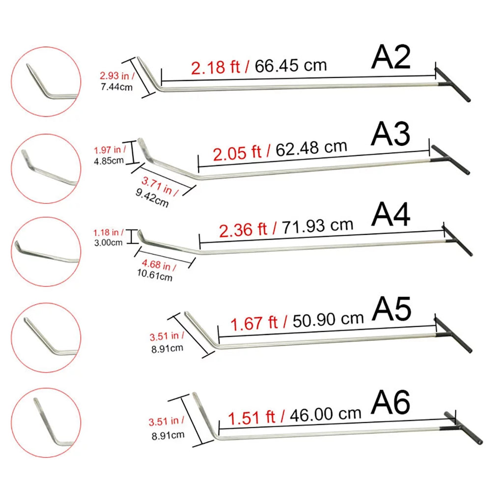 21 Pcs Paintless Dent Repair Tools Kit S3865