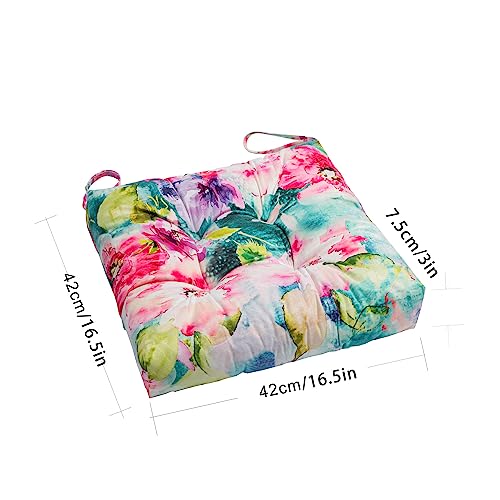2-Pack Wicker Patio Seat Cushion Pad with Ties L427320