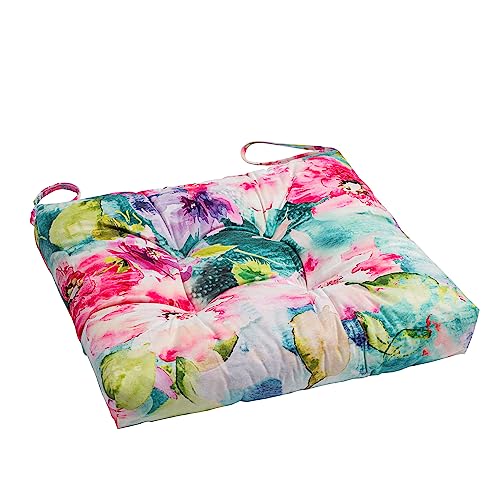2-Pack Wicker Patio Seat Cushion Pad with Ties L427320