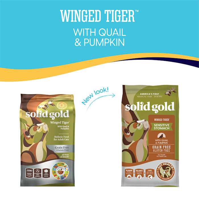 Solid Gold Winged Tiger Quail & Pumpkin Adult Dry Cat Food L490812