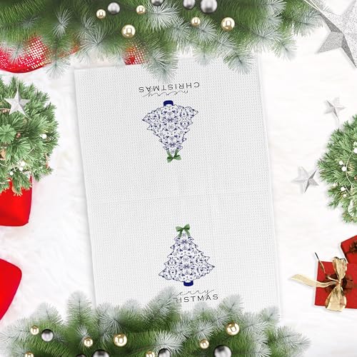 Chinoiserie Christmas Kitchen Towels Set of 4 T18726