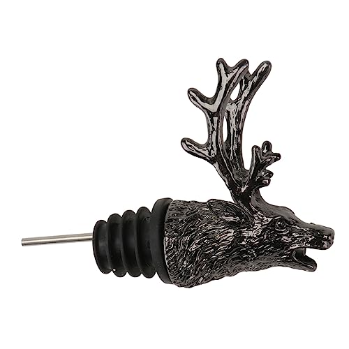 Deer Head Wine Pourer and Stopper Stainless Steel Y73205