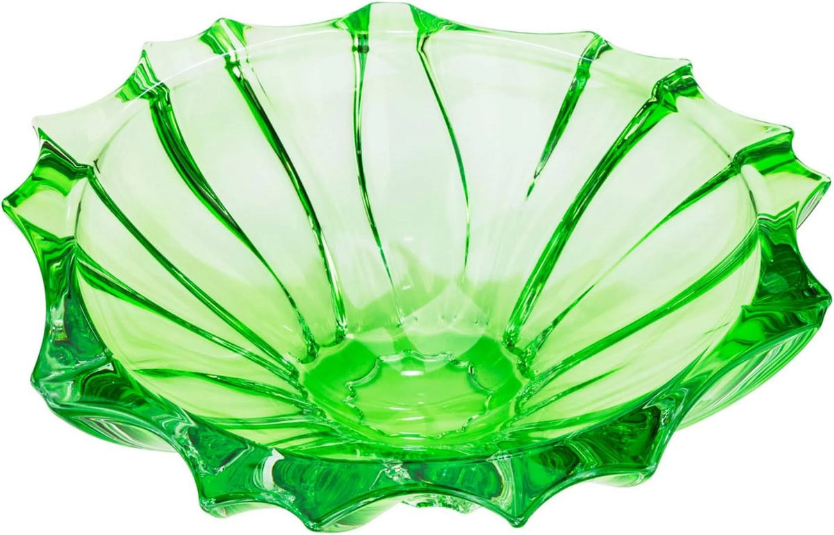Bohemian Crystal Centerpiece Vase N15423