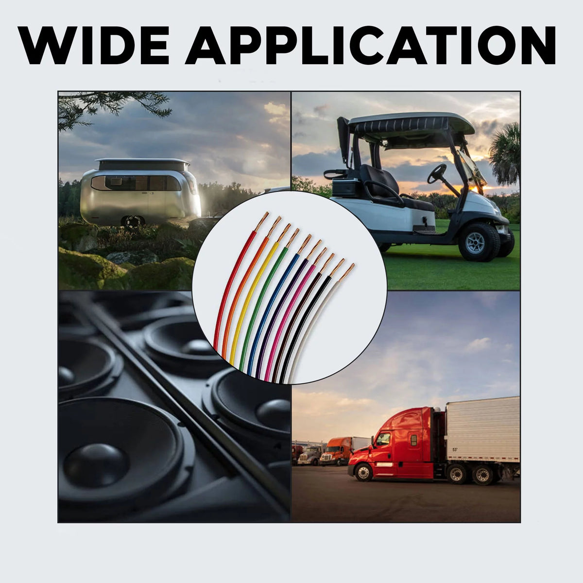 16 Gauge Automotive Primary Wire 500ft 7 Color Bundle Set J929