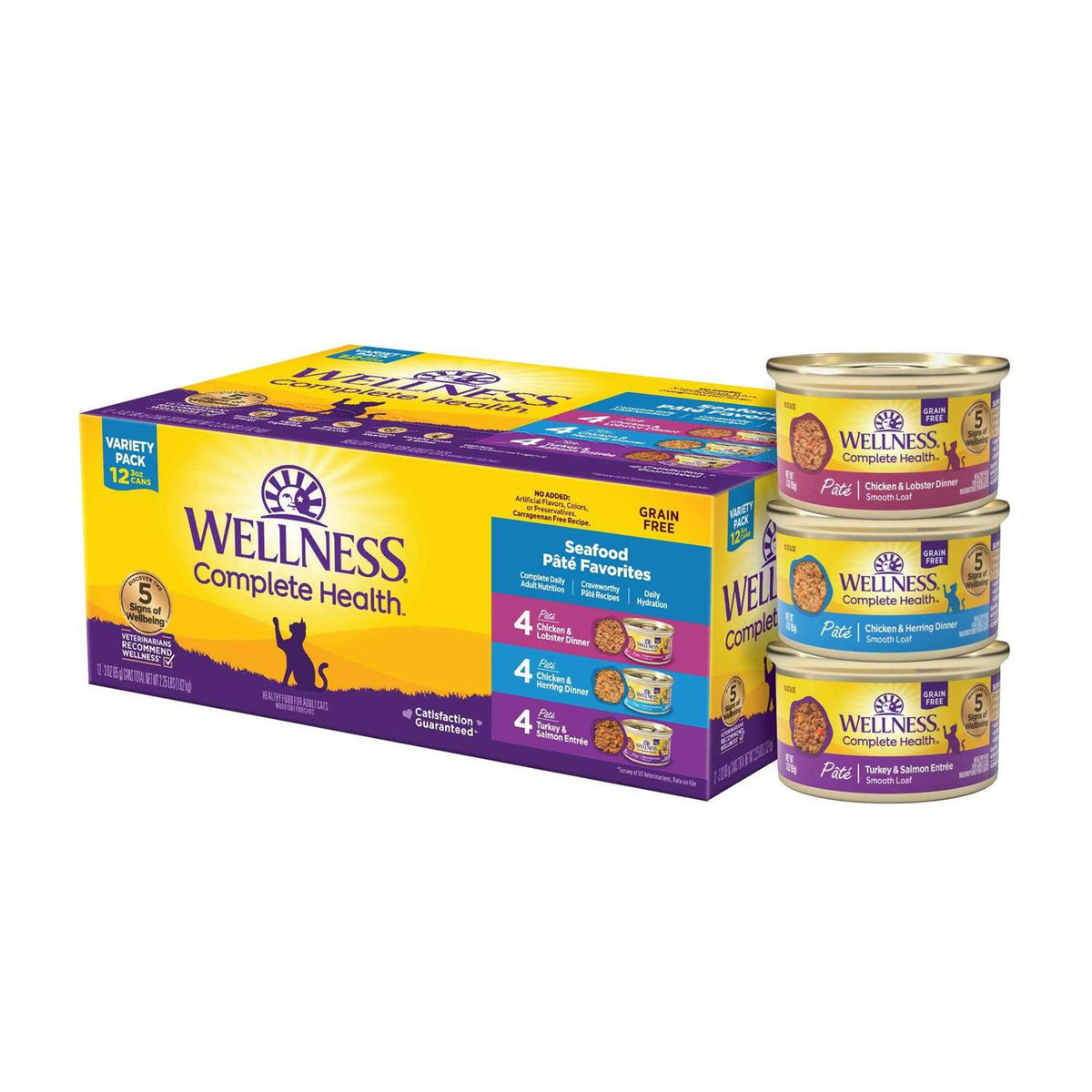 Seafood Pate Cat Food Variety Pack S20709