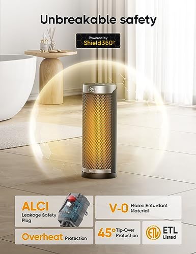 1500W PTC Ceramic Space Heater with Remote Q15214