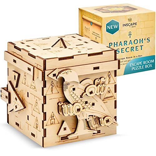 Wooden Puzzle Box with Hidden Compartments X13193