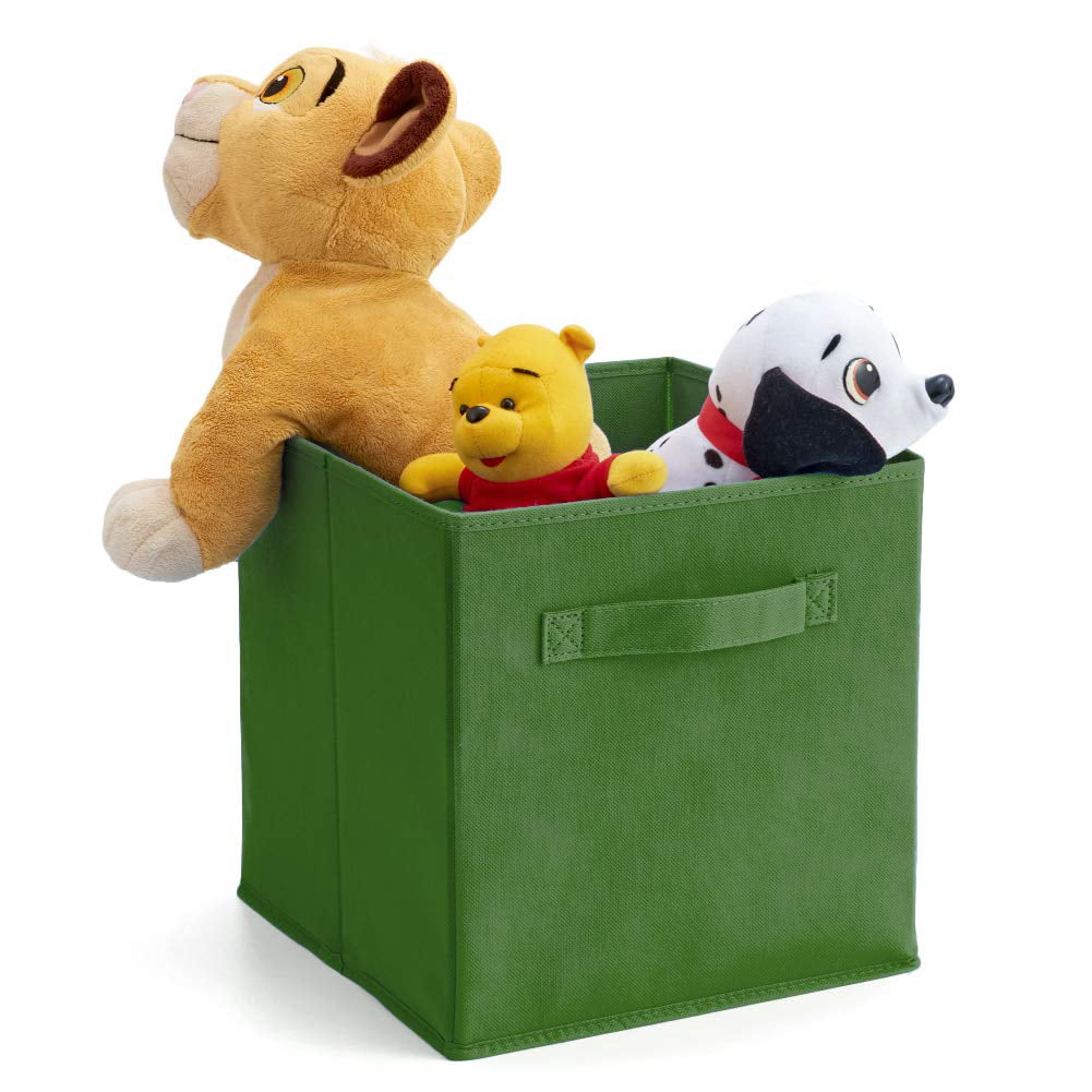Set of 4 Foldable Fabric Storage Baskets O112635