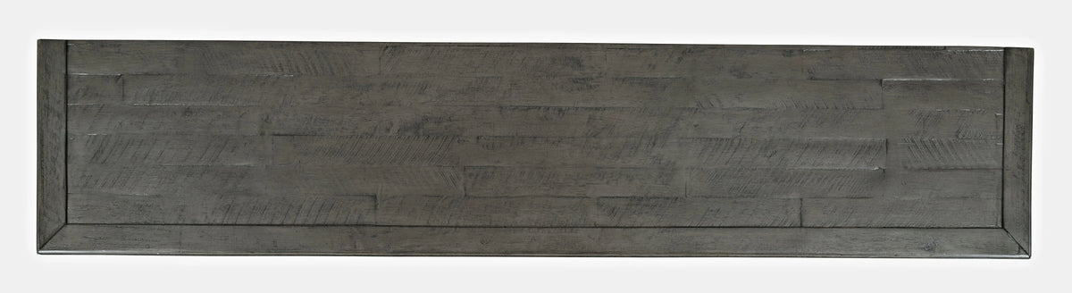 70" Distressed Acacia Six-Door Accent Cabinet N513698