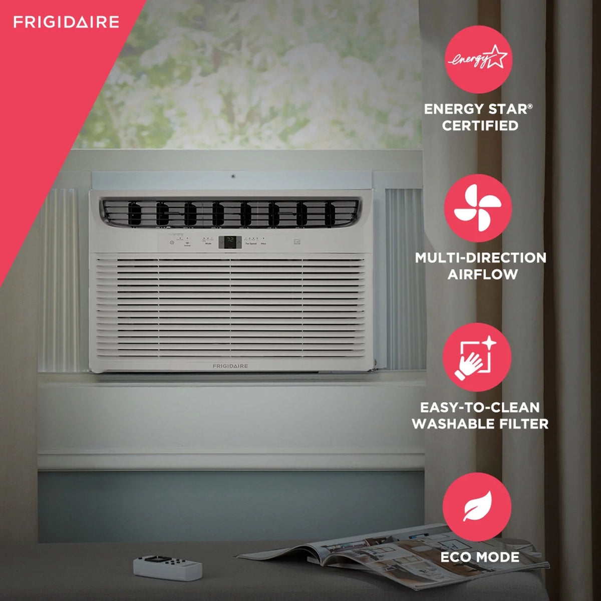 18,000 BTU Window Air Conditioner with Wi-Fi E27400