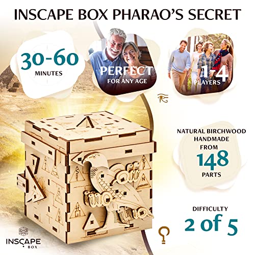 Wooden Puzzle Box with Hidden Compartments X13193