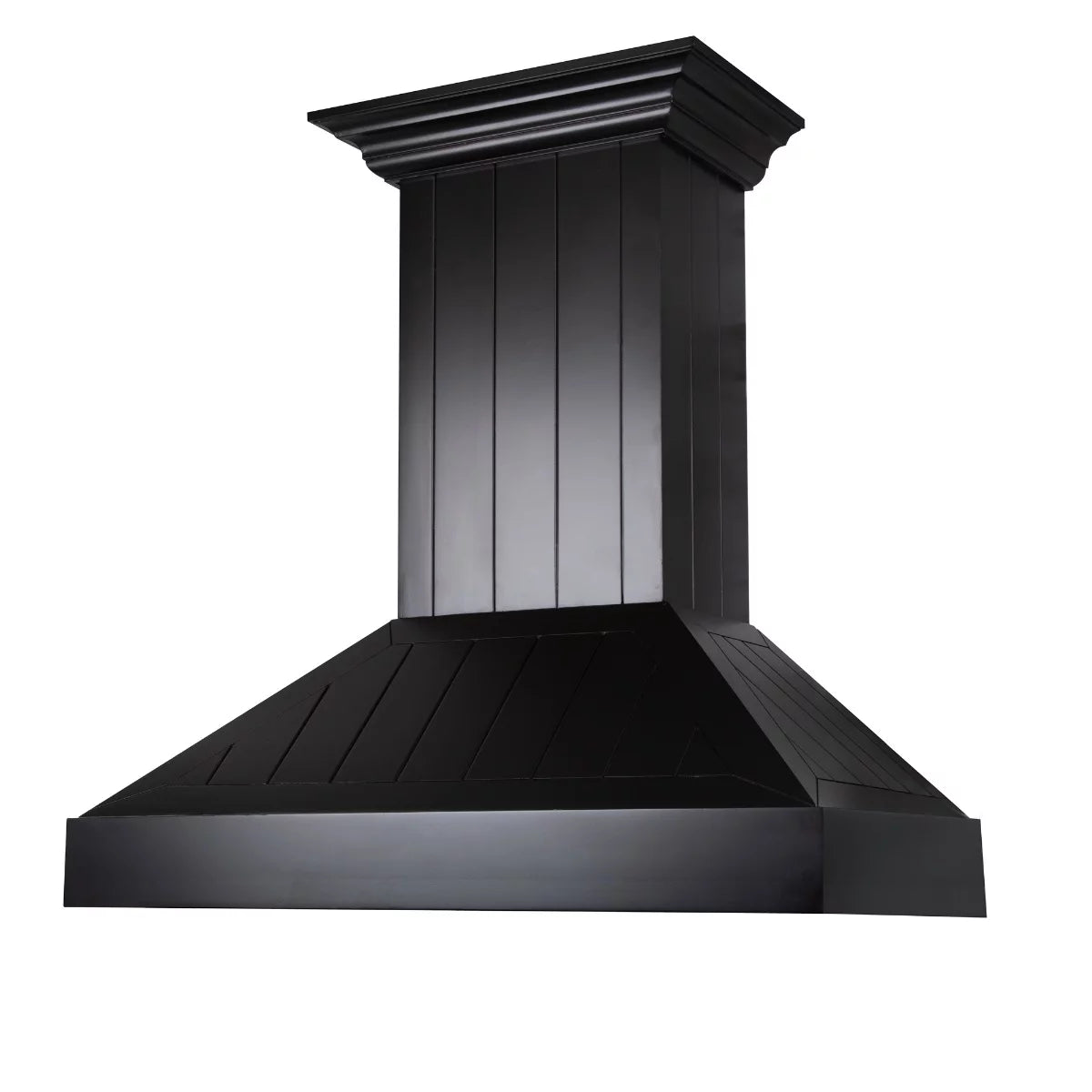 30 in. Black Wooden Wall Mount Range Hood G947
