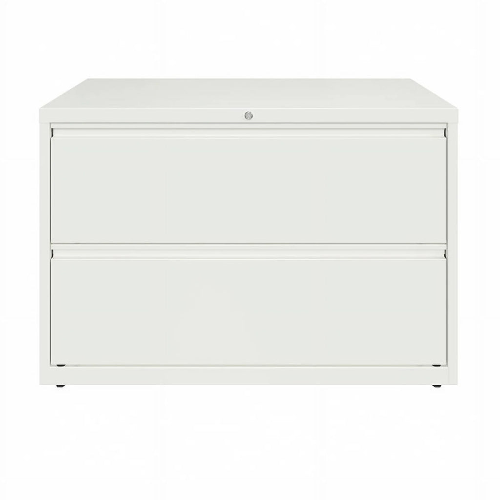 White 2-Drawer Metal Lateral File Cabinet K908885