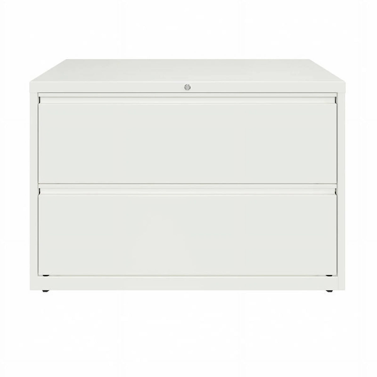 White 2-Drawer Metal Lateral File Cabinet K908885