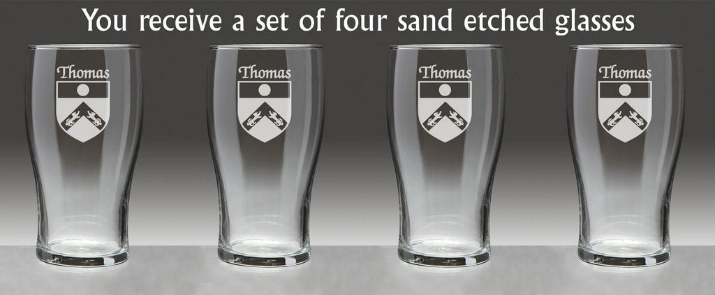 Irish Coat of Arms Tavern Glasses Set of 4 A625825