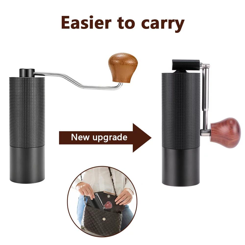 Portable Stainless Steel Burr Coffee Grinder A5143