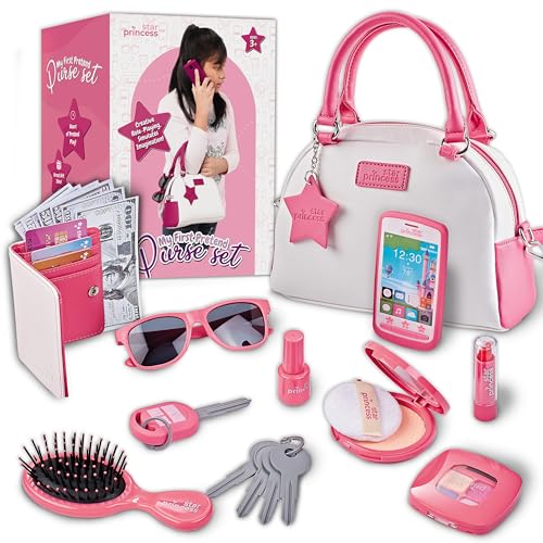 Play Purse with Accessories and Pretend Makeup E847876