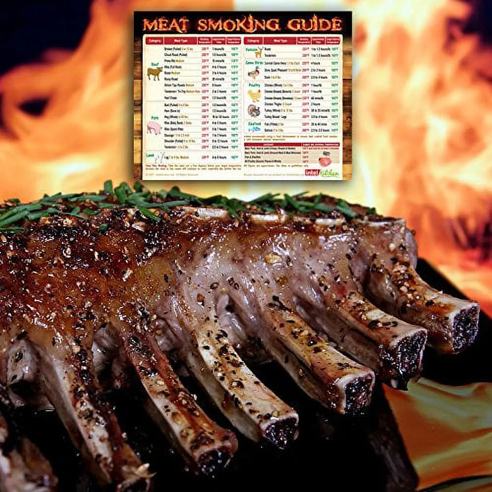 Meat Smoking Guide Magnet 31 Meat Types Smoking Time Temperature D981180